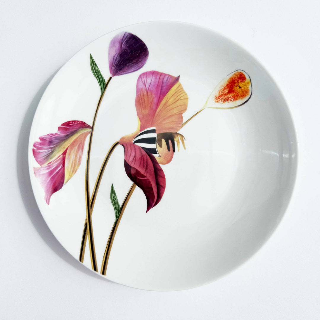 Botanical Wonders - Set mit 4 edlen Frühstückstellern