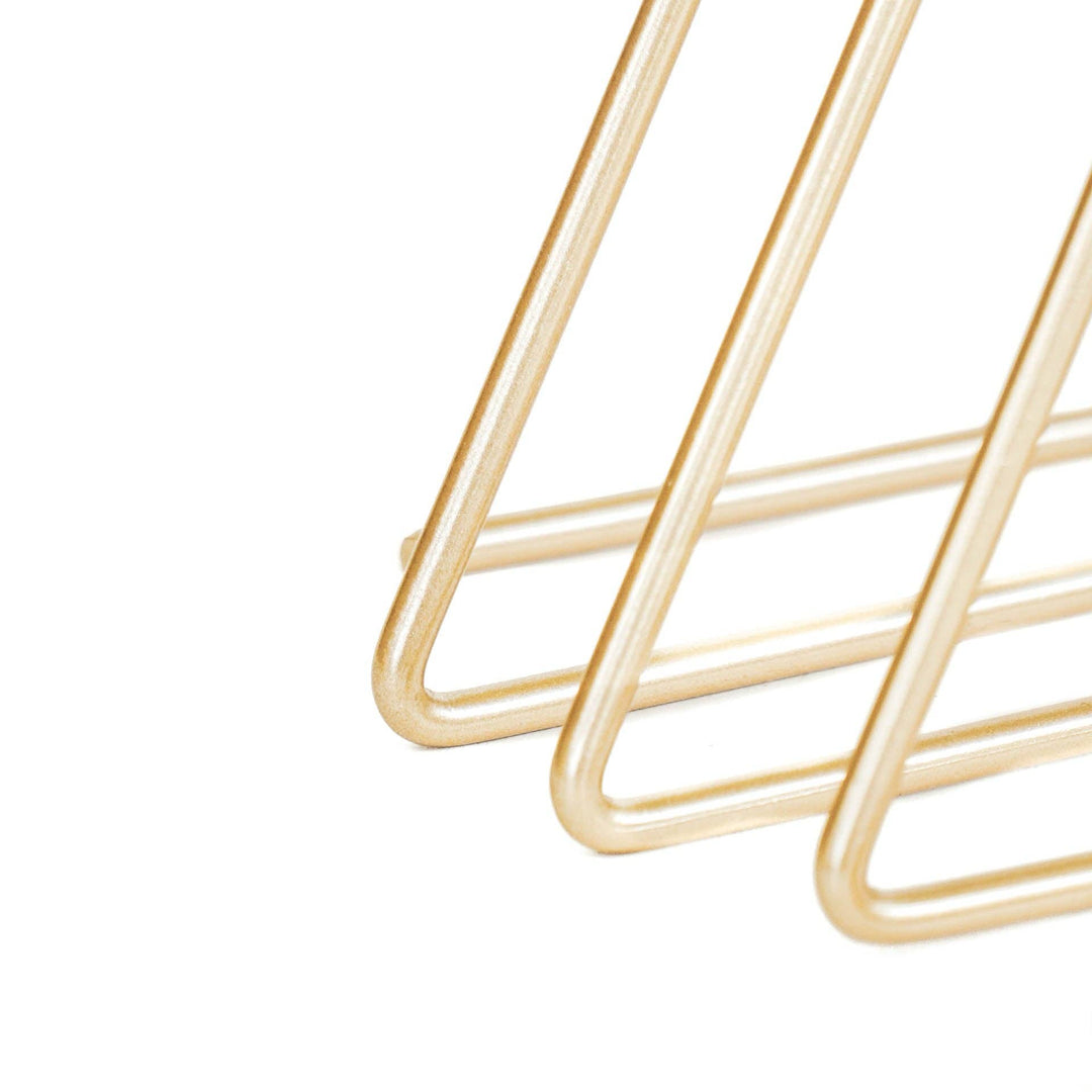Goldener Zeitschriften-Organizer – Stilvolle Ordnung mit Glam-Faktor