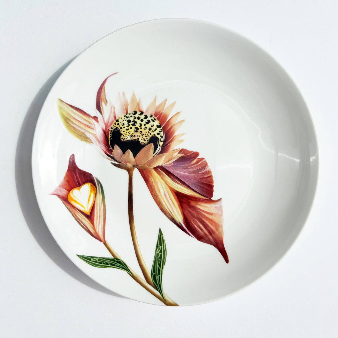 Botanical Wonders - Set mit 4 edlen Frühstückstellern