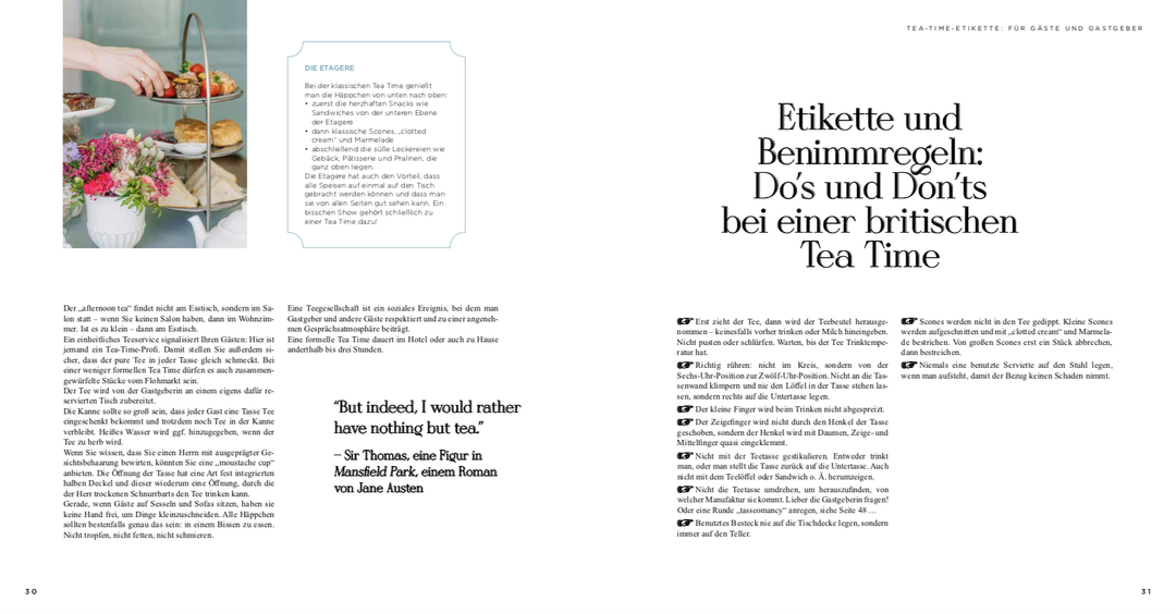 Tea Time – Das Rezeptbuch für Genießerinnen & Teeliebhaber