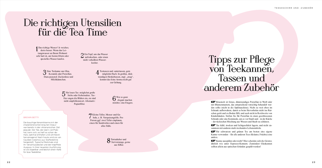 Tea Time – Das Rezeptbuch für Genießerinnen & Teeliebhaber
