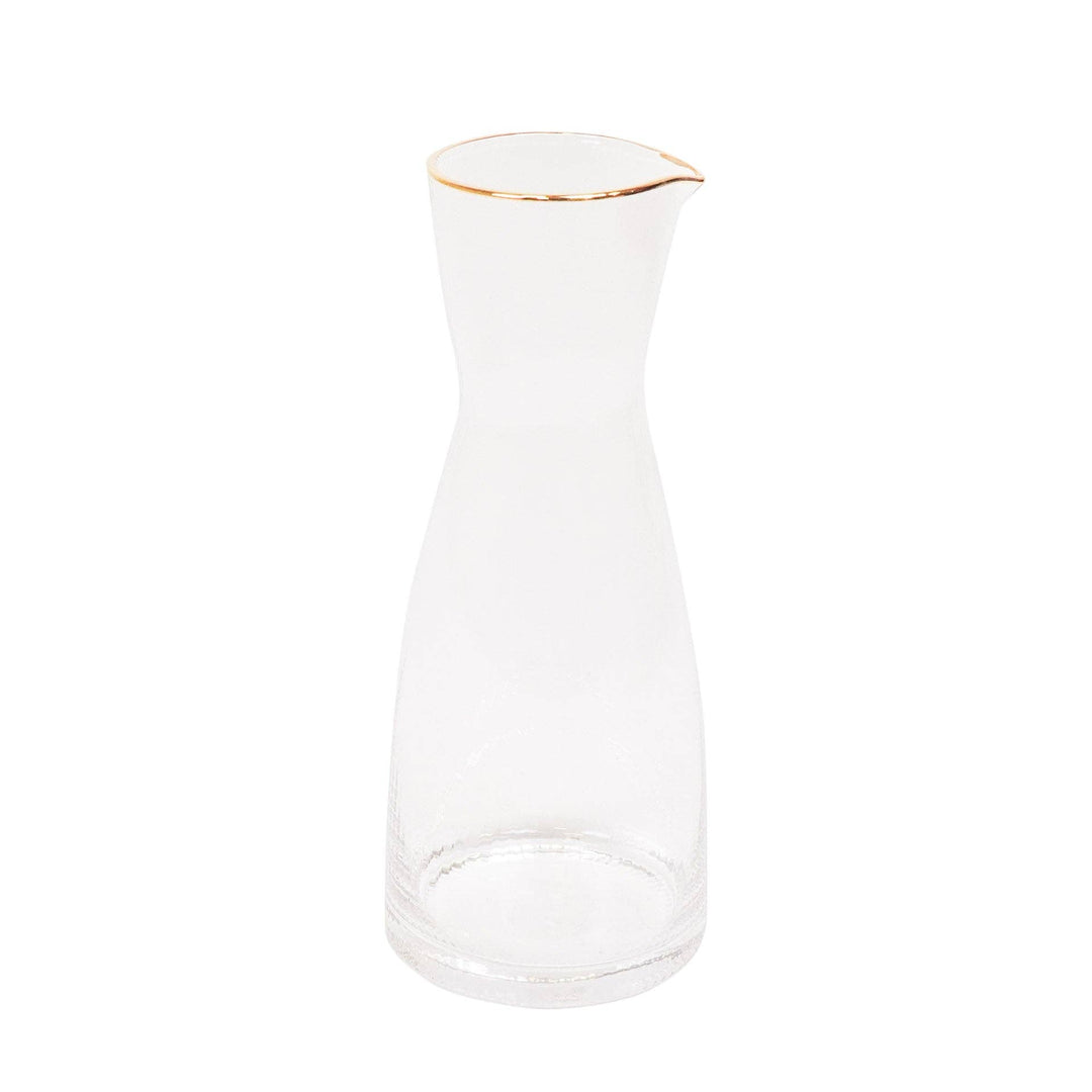 Wasserkaraffe mit Goldrand