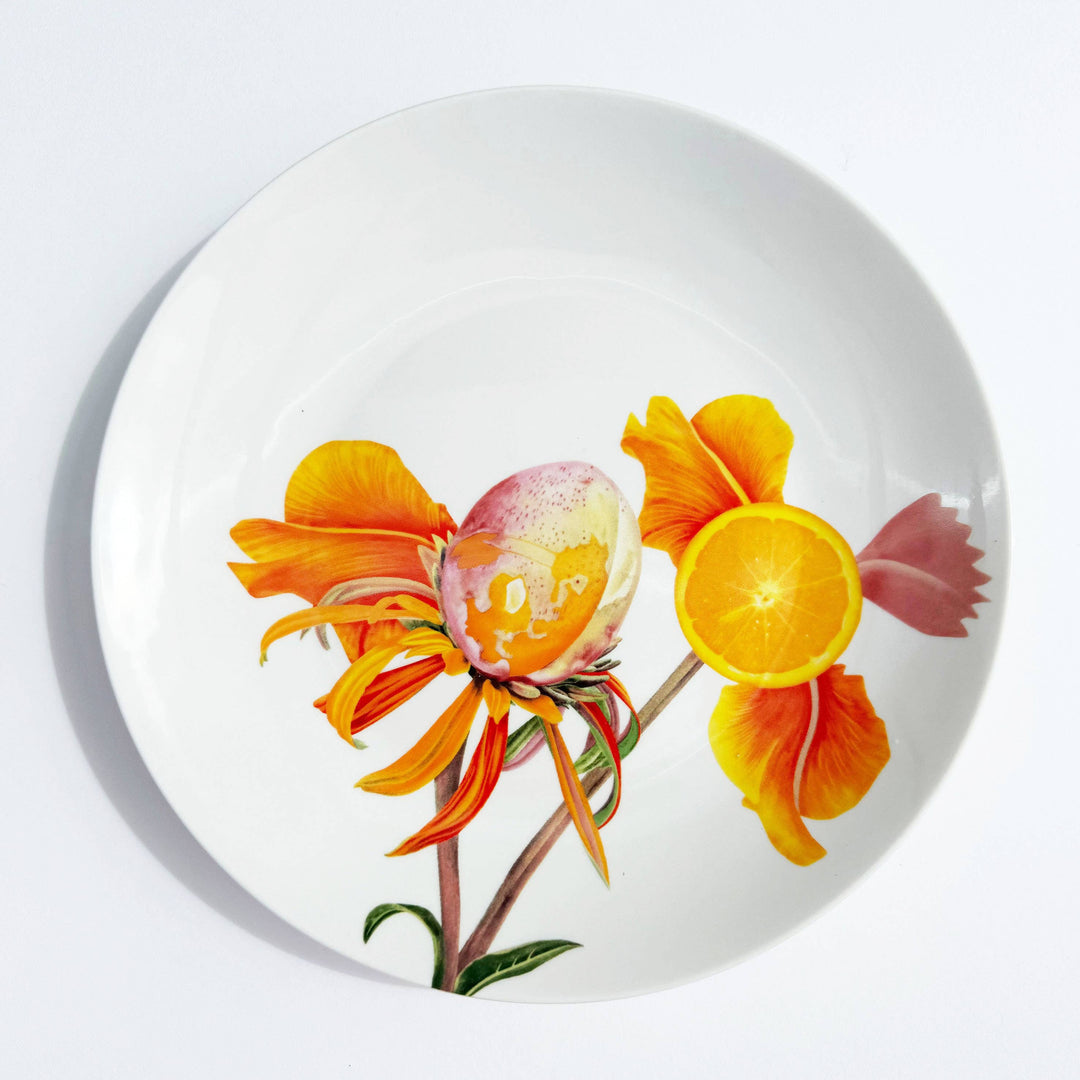 Botanical Wonders - Set mit 4 edlen Frühstückstellern
