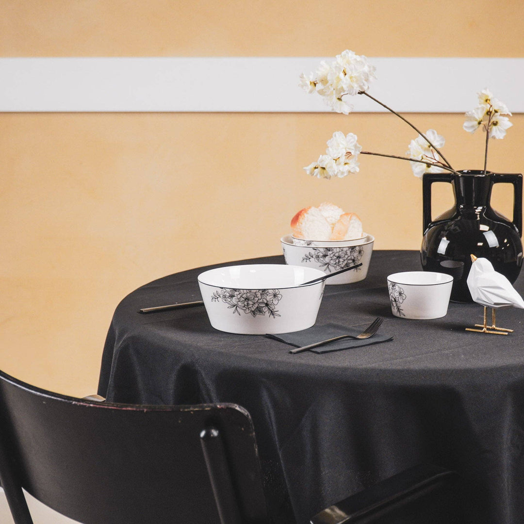 Les Fleurs Müslischale - aus New Bone China