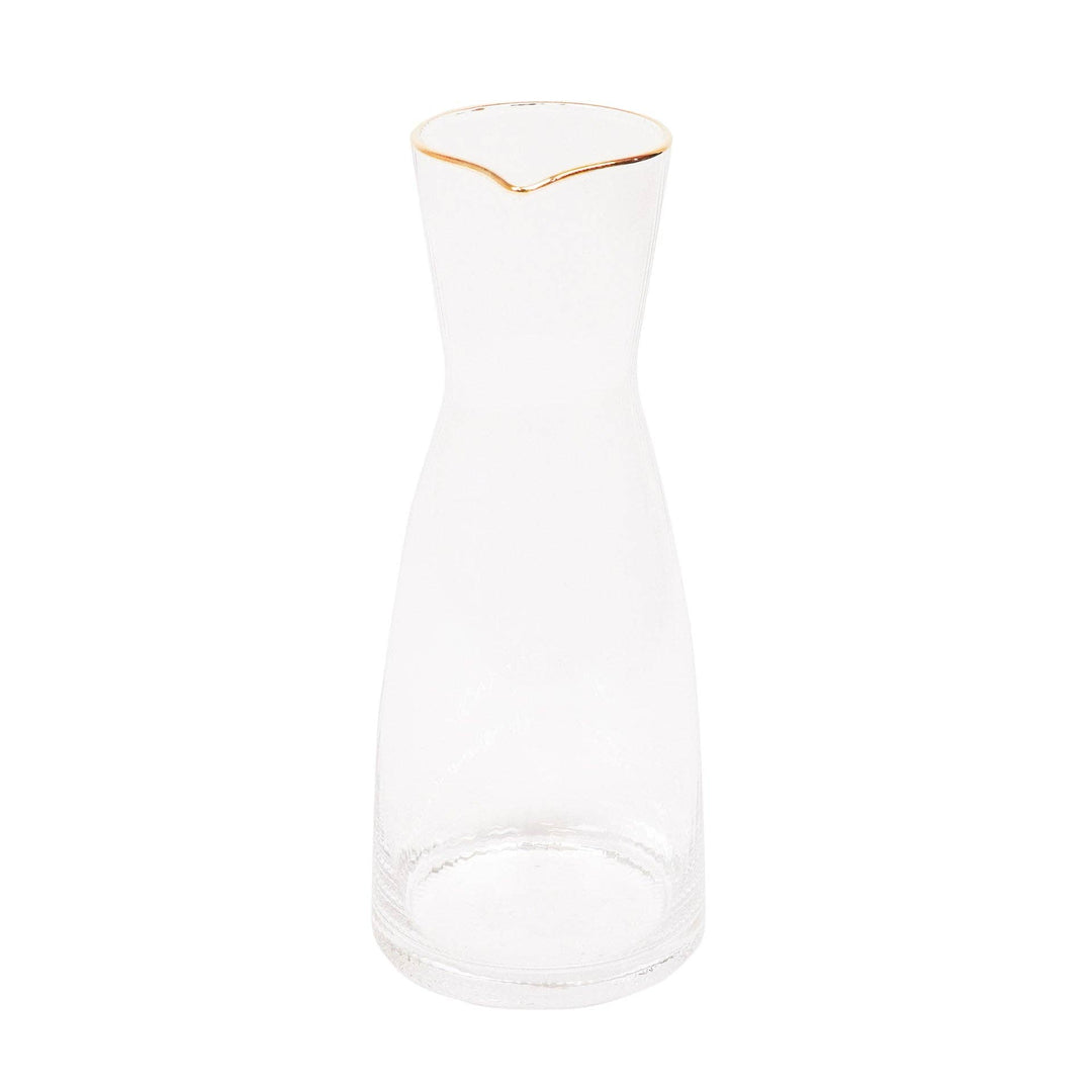 Wasserkaraffe mit Goldrand