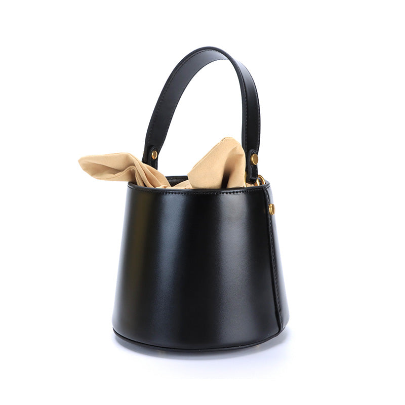 DeZANO - Ortigia Handtasche mit Gold Details