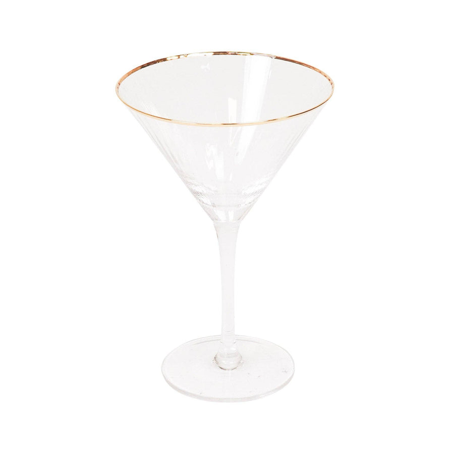 Edle Martini-Gläser mit goldenem Rand - 2er-Set – the CONCEPTSTORE