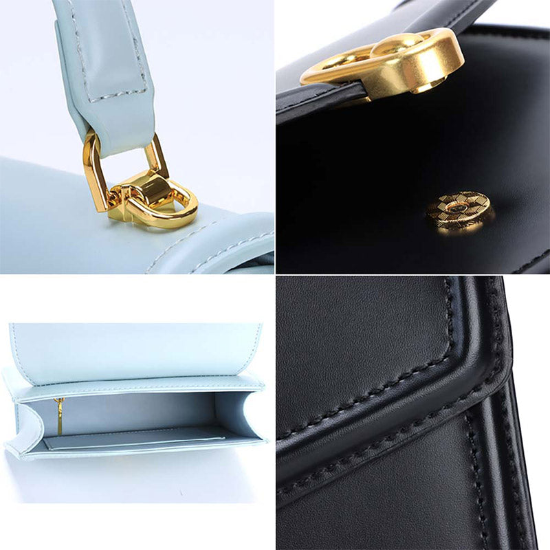 DeZANO Avellino- Handtasche mit Gold Details