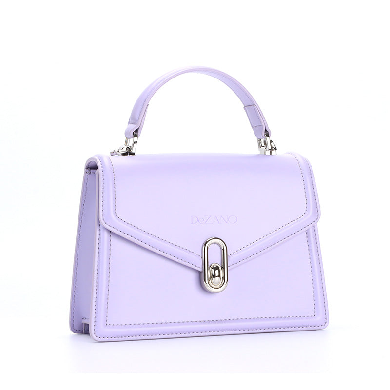 DeZANO Avellino- Handtasche mit Silber Details