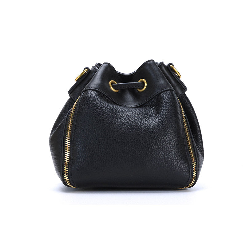 DeZANO Teramo - Handtasche mit Gold Details