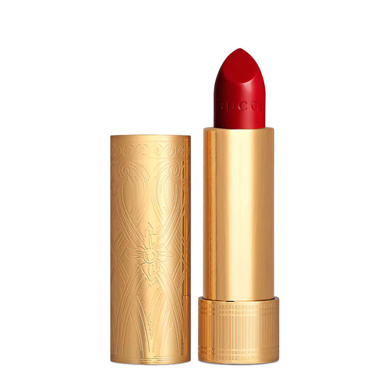 GUCCI - Rouge à Lèvres Satin, Lippenstift Farbe: 25 Goldie Red, The GUCCI Red 3,5g