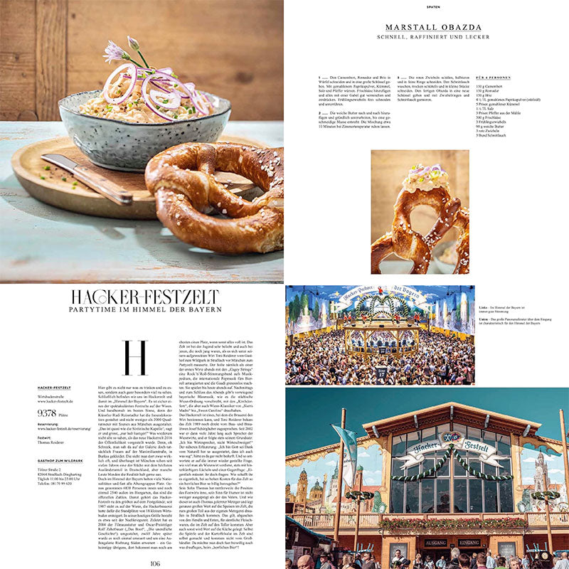 BUCH - Zu Gast auf dem Oktoberfest: Münchner G’schichten, Originalrezepte und Geheimtipps